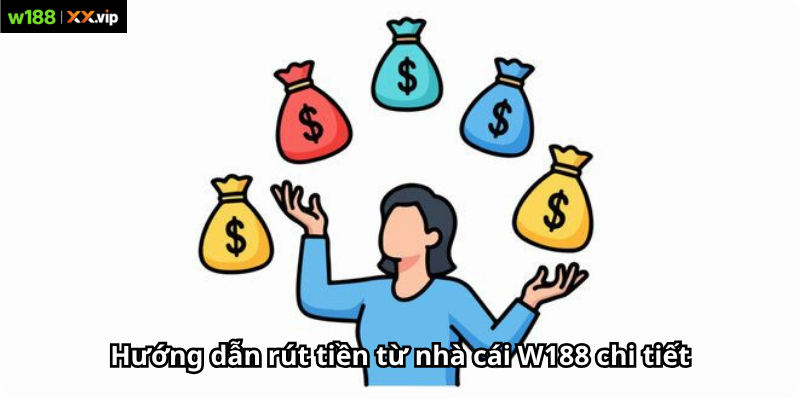 Hướng dẫn rút tiền từ nhà cái W188 chi tiết