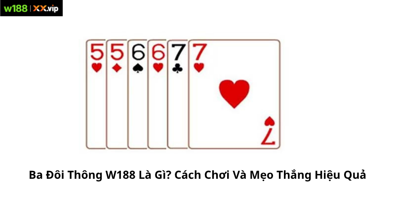 Ba Đôi Thông W188 Là Gì? Cách Chơi Và Mẹo Thắng Hiệu Quả